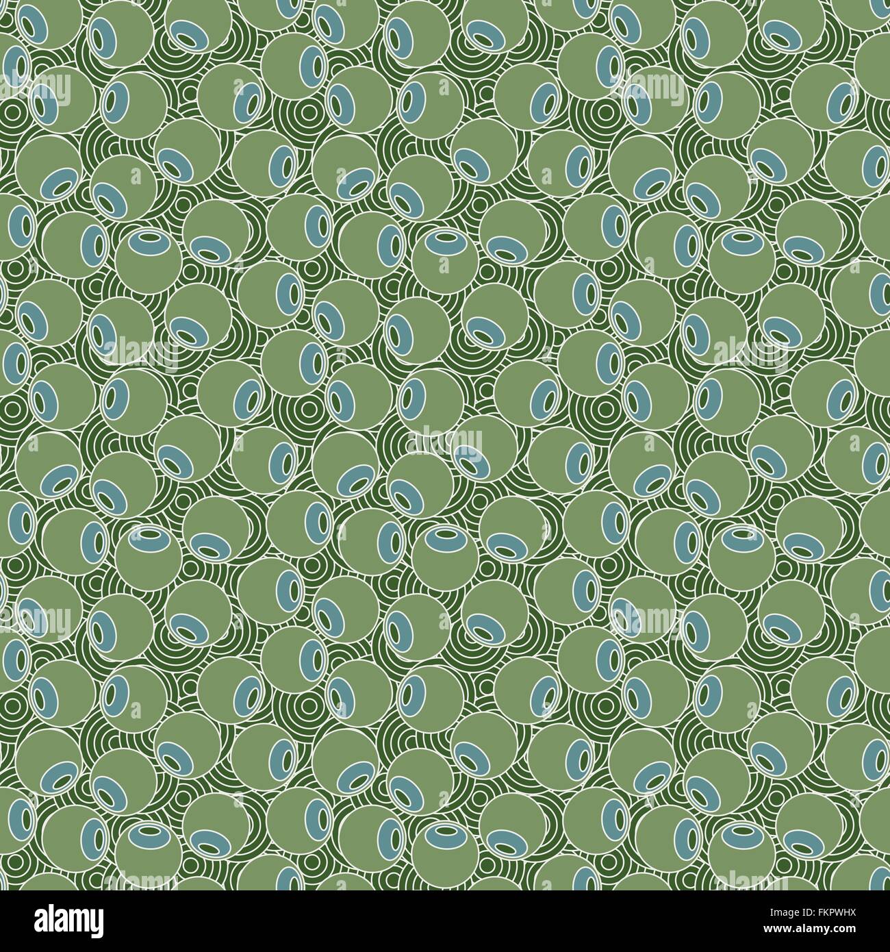 Vector seamless pattern di oliva stilizzata Illustrazione Vettoriale
