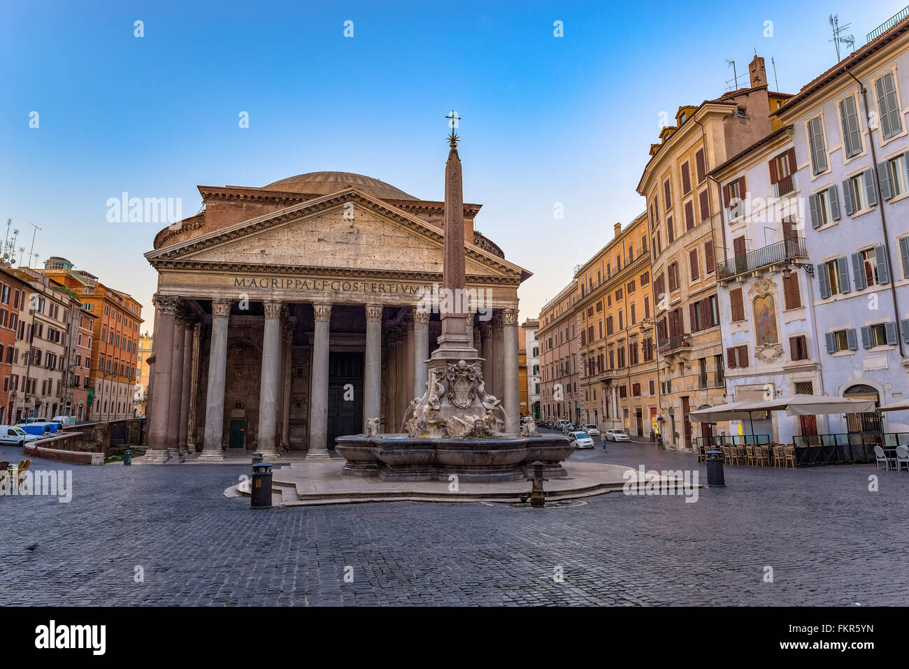 Pantheon a Roma Italia Foto Stock