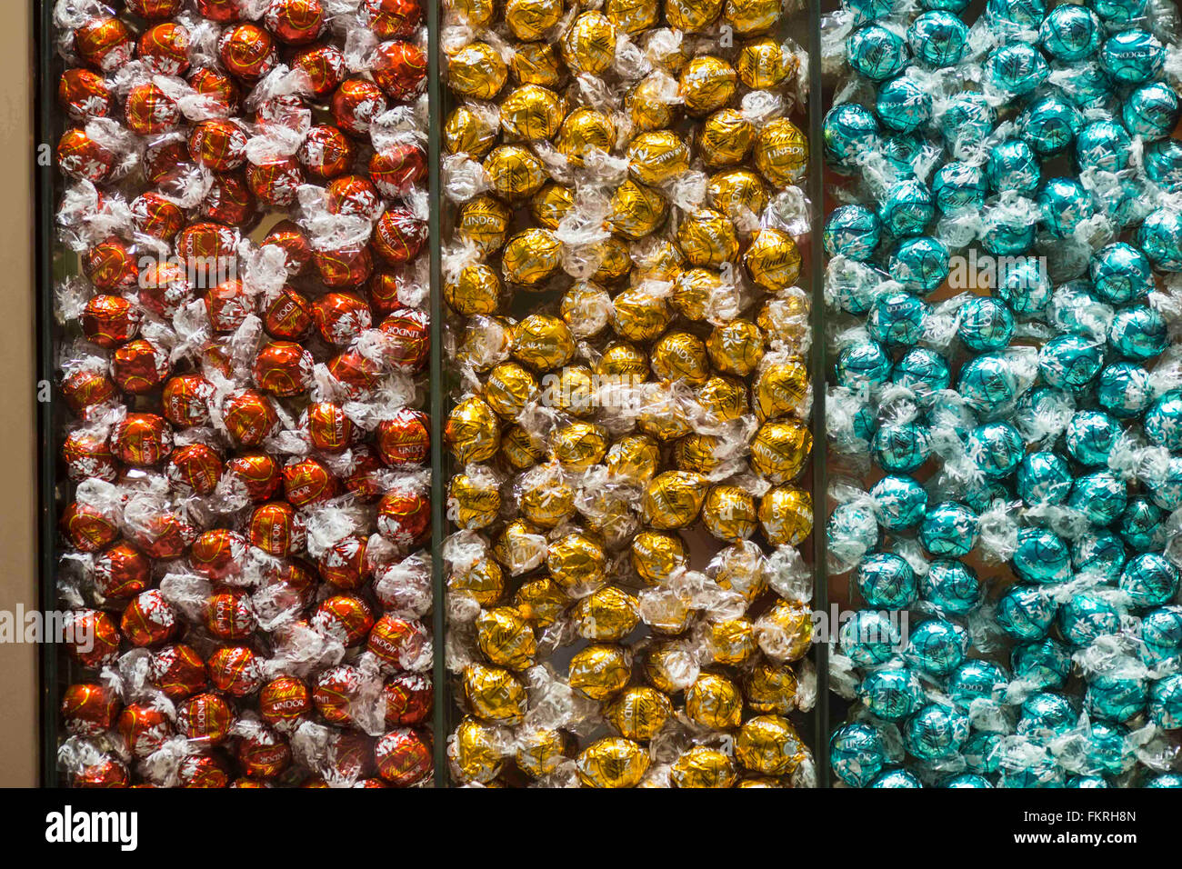 Lindt Chocolate Shop Foto Stock