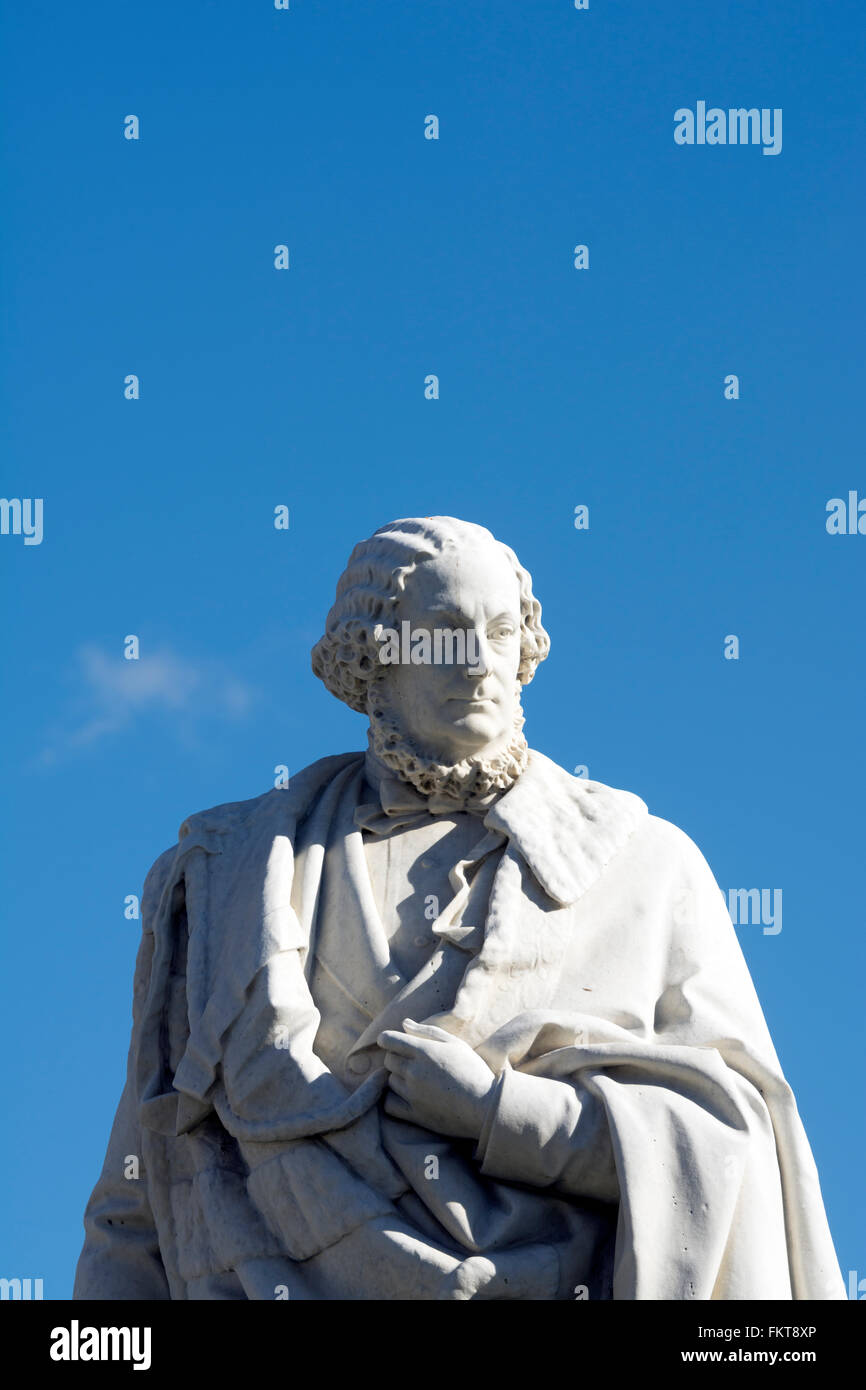 William Ward, 1° Conte di Dudley statua, Dudley Town Center, West Midlands, England, Regno Unito Foto Stock