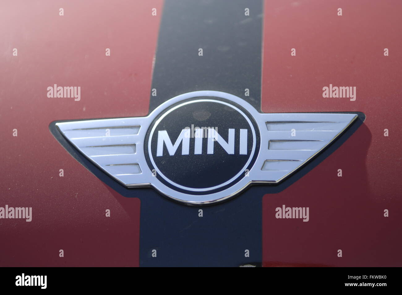 La Mini è una piccola utilitaria realizzata dalla British Motor Corporation (BMC) e dei suoi successori da 1959 fino a 2000 Foto Stock