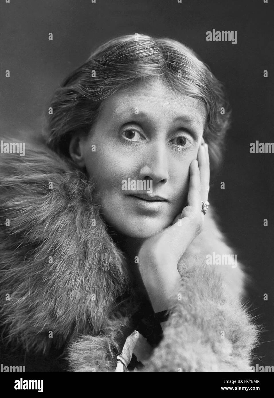 Virginia Woolf, ritratto dello scrittore inglese, c.1927 Foto Stock