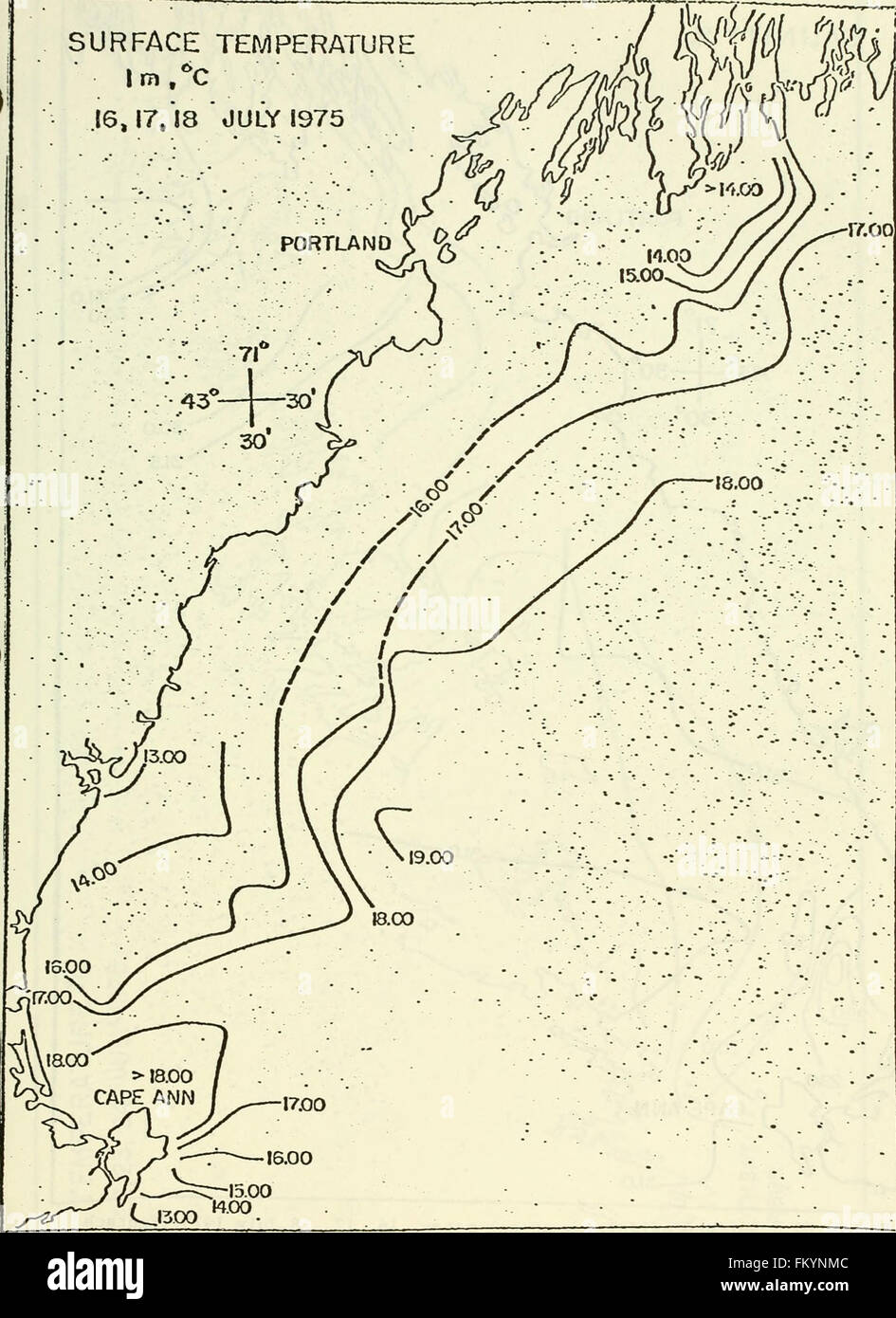 Una caratterizzazione ecologica delle zone costiere Maine (a nord e a est di Cape Elizabeth) (1980) Foto Stock