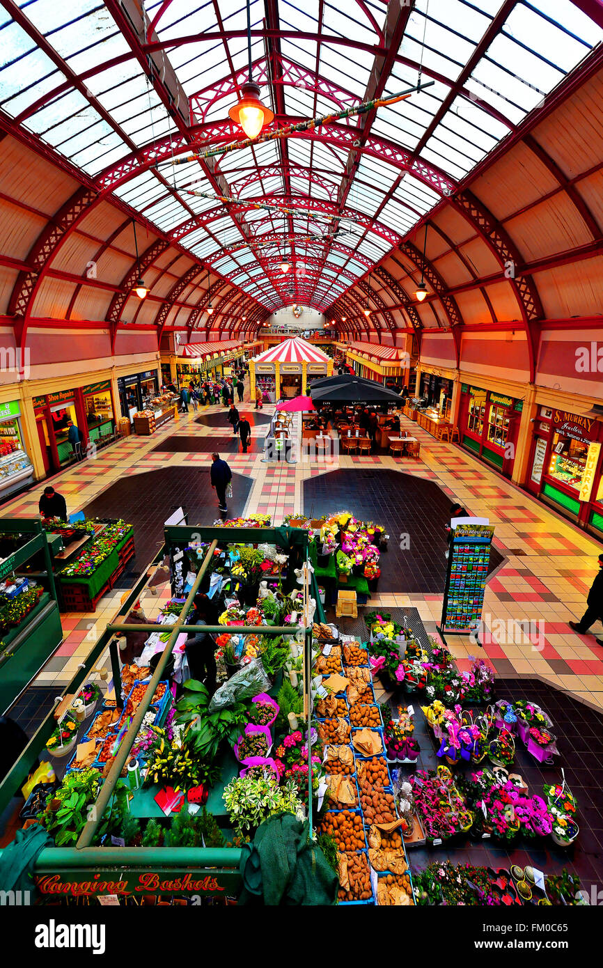 Grainger Arcade shopping market Newcastle Foto Stock