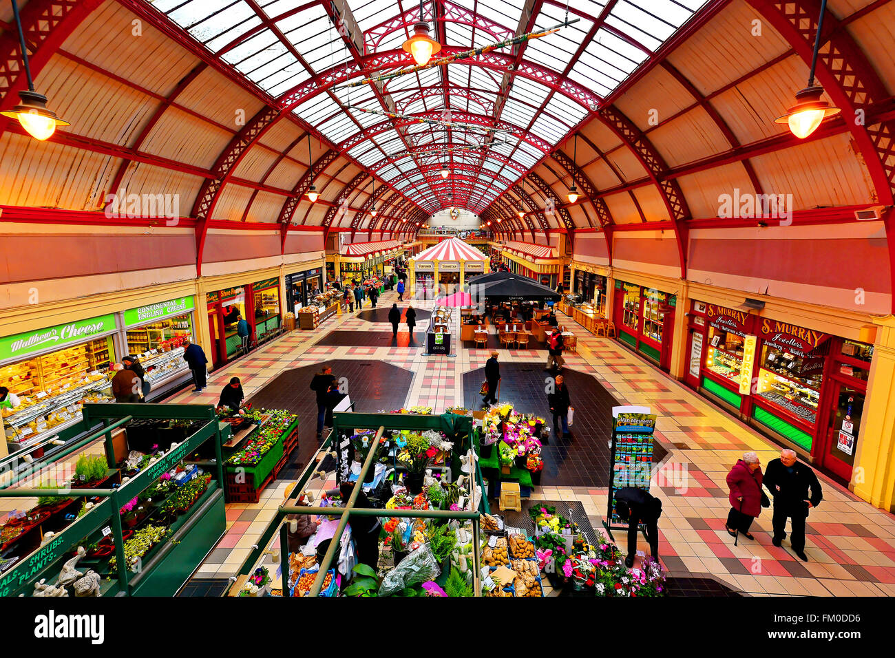 Grainger Arcade shopping market Newcastle Foto Stock