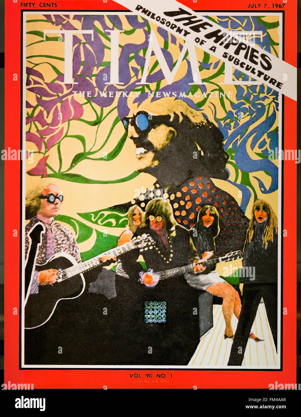 Time Magazine cover, Luglio 7, 1967 problema - USA Foto Stock