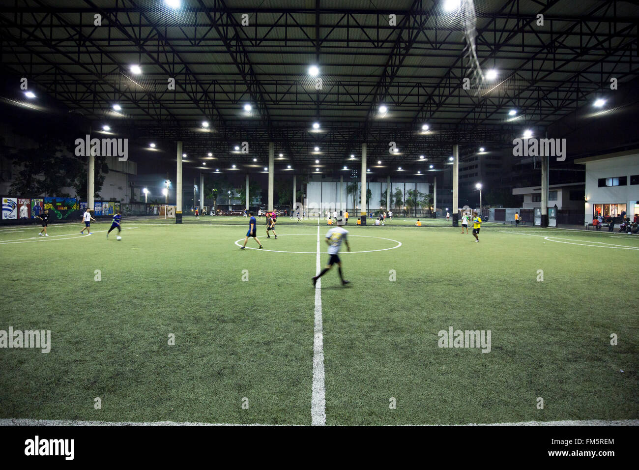 Calcio indoor Foto Stock