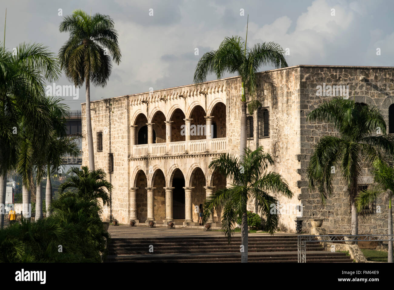 Alcazar de Colon o Alcazar di Colombo, Ciudad Colonial, capitale Santo Domingo, Repubblica Dominicana, Caraibi, America, Foto Stock