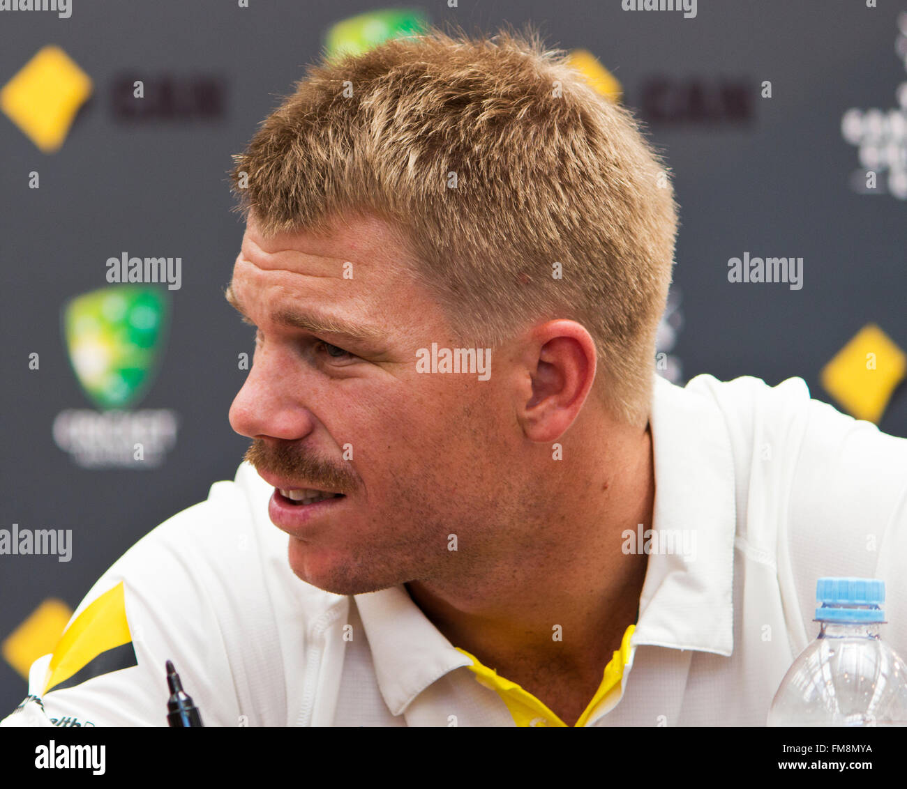 La squadra australiana del grillo headshot, Brisbane Australia Foto Stock