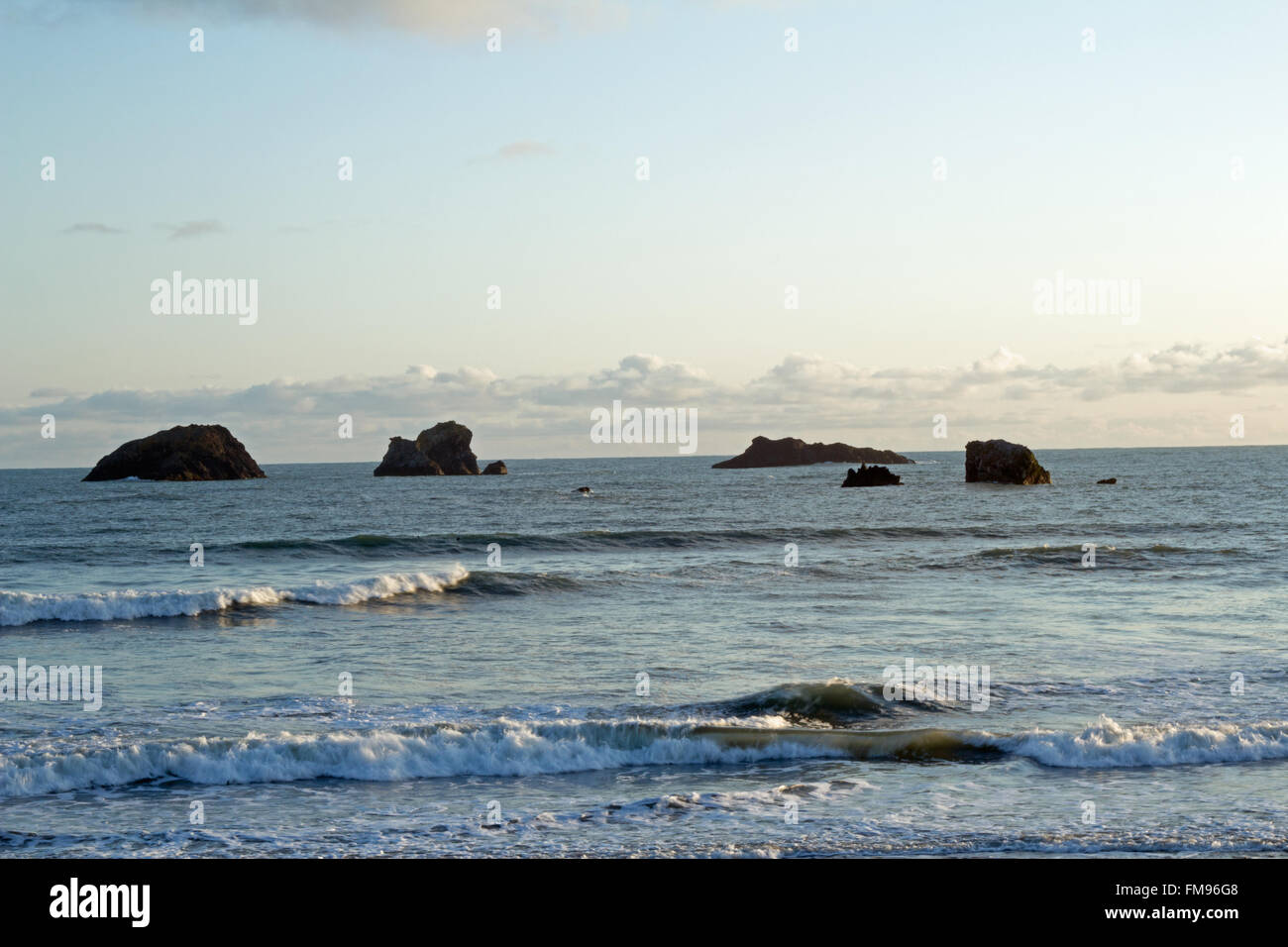 Spiaggia di Crescent City California Foto Stock