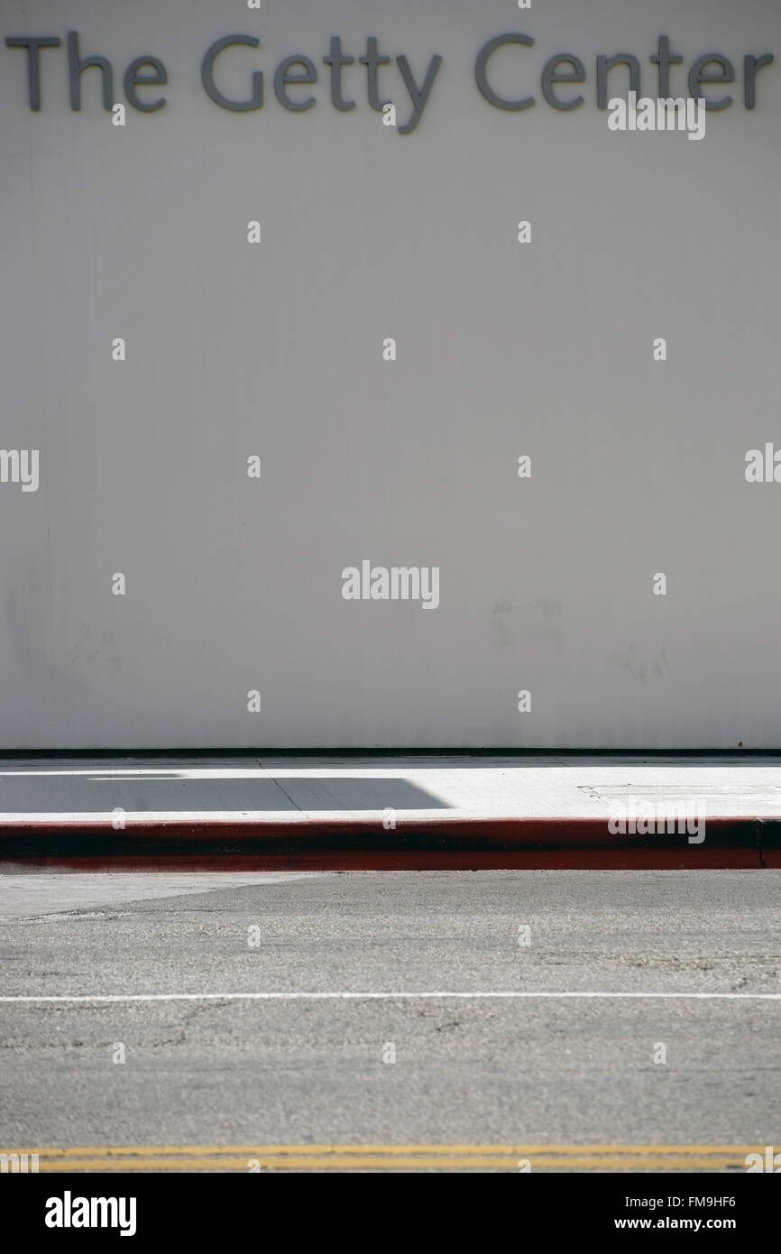 Logo Getty Center Foto Stock
