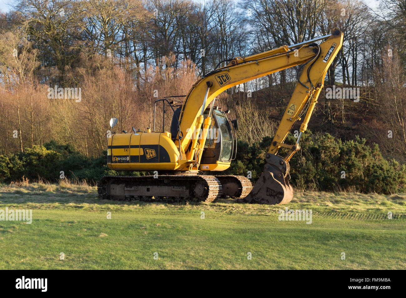 Escavatore JCB Foto Stock