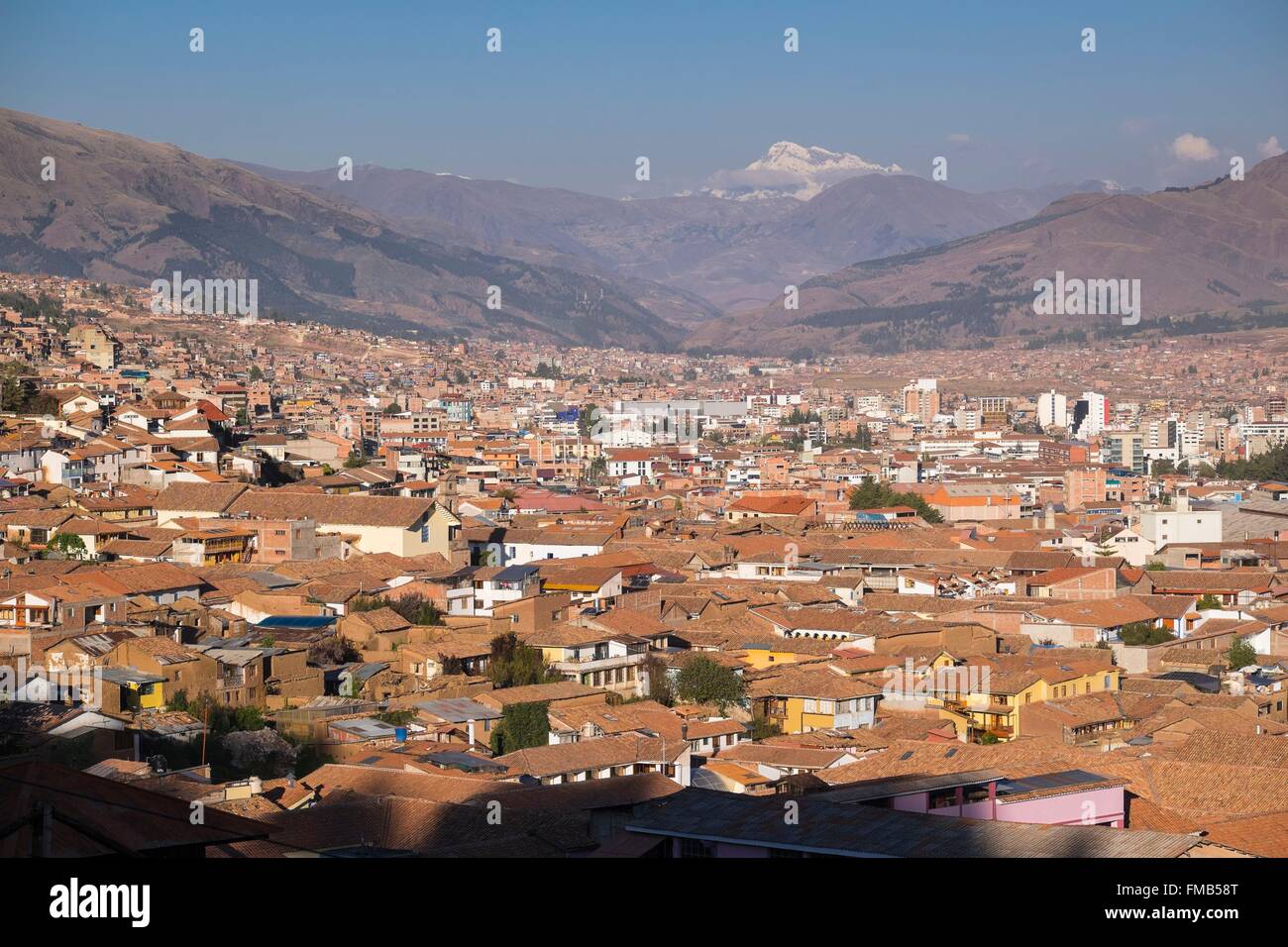 Perù Cusco Provincia, Cusco, classificato come patrimonio mondiale dall' UNESCO Foto Stock