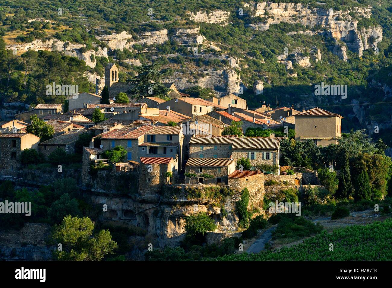 Francia, Herault, Pays Cathare, Minerve, etichettati Les Plus Beaux Villages de France (i più bei villaggi di Francia) Foto Stock