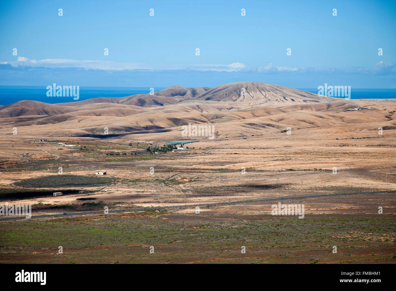 Tindaya Zona villaggio, isola di Fuerteventura, arcipelago delle Canarie, Spagna, Europa Foto Stock