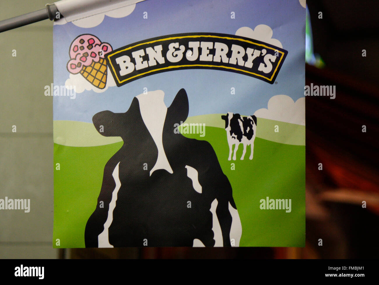 Markenname: 'Ben & Jerry's", Berlino. Foto Stock