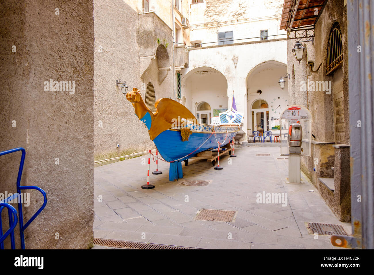 Barca lunga Foto Stock