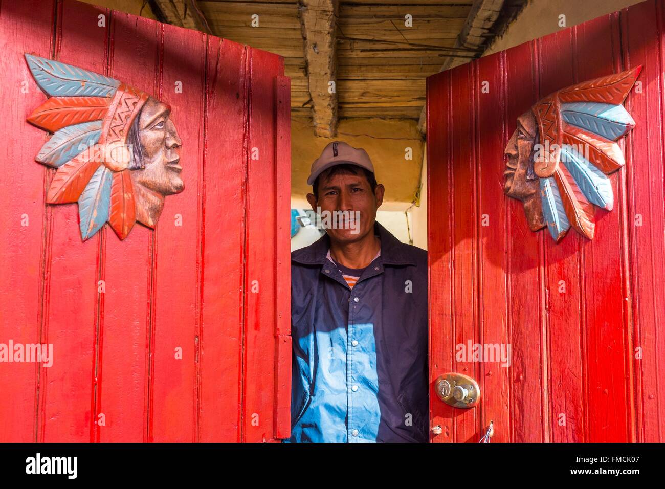 Perù Cusco Provincia, Inca Sacred Valley, Pisac Foto Stock