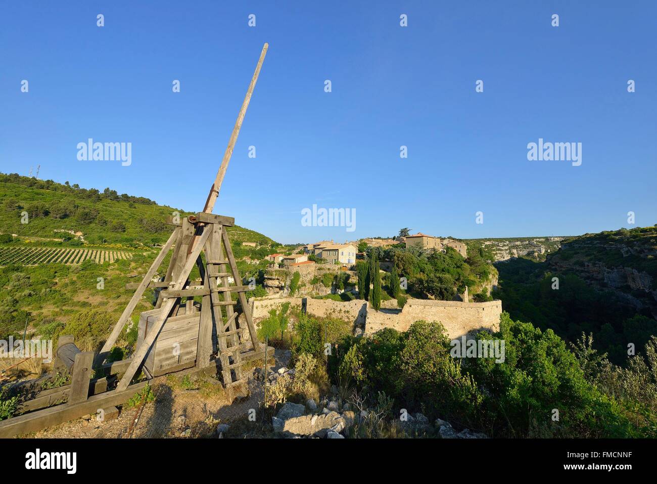 Francia, Herault, Pays Cathare, Minerve, etichettati Les Plus Beaux Villages de France (i più bei villaggi di Francia), un Foto Stock