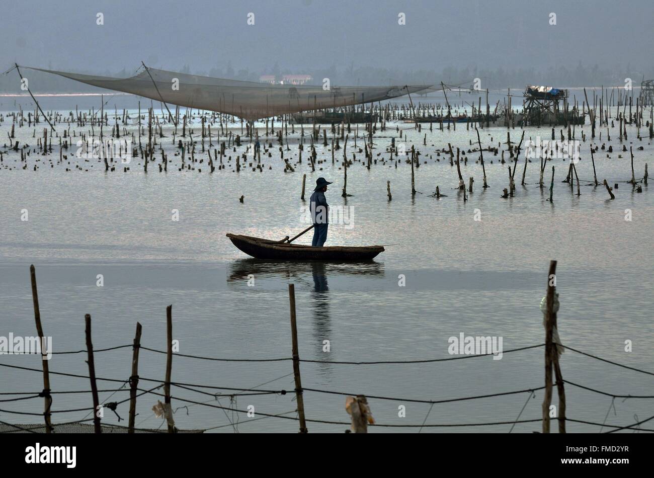 Il Vietnam, Mandarino strada tra Hué e Da Nang Foto Stock