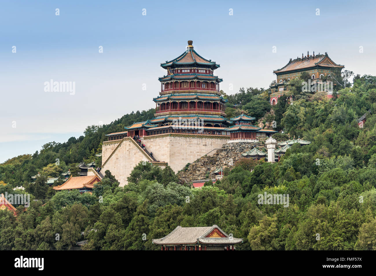 Il Palazzo Estivo di emperers dalle dinastie del passato - Pechino, Cina Foto Stock