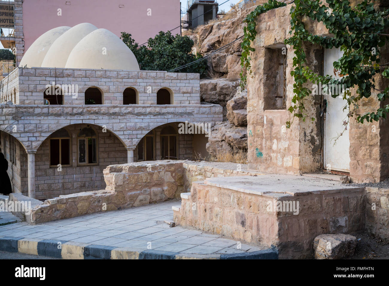 Molla di Mosè a Wadi Musa, il Regno hascemita di Giordania, Medio Oriente. Foto Stock