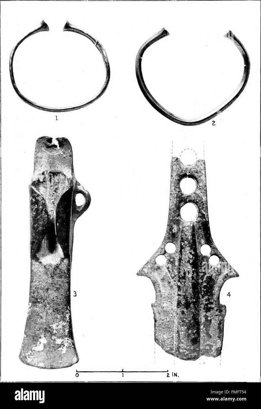 Una guida per l'antichità dell'età del bronzo nel dipartimento di britannici e mediC3A6val antichità (1904) Foto Stock