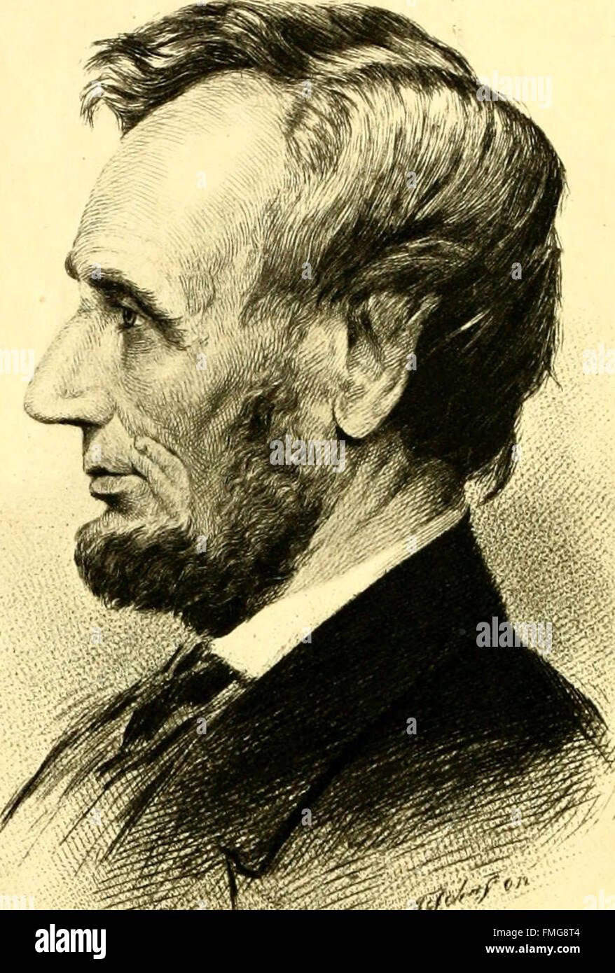 Opere complete di Abraham Lincoln (1905) Foto Stock