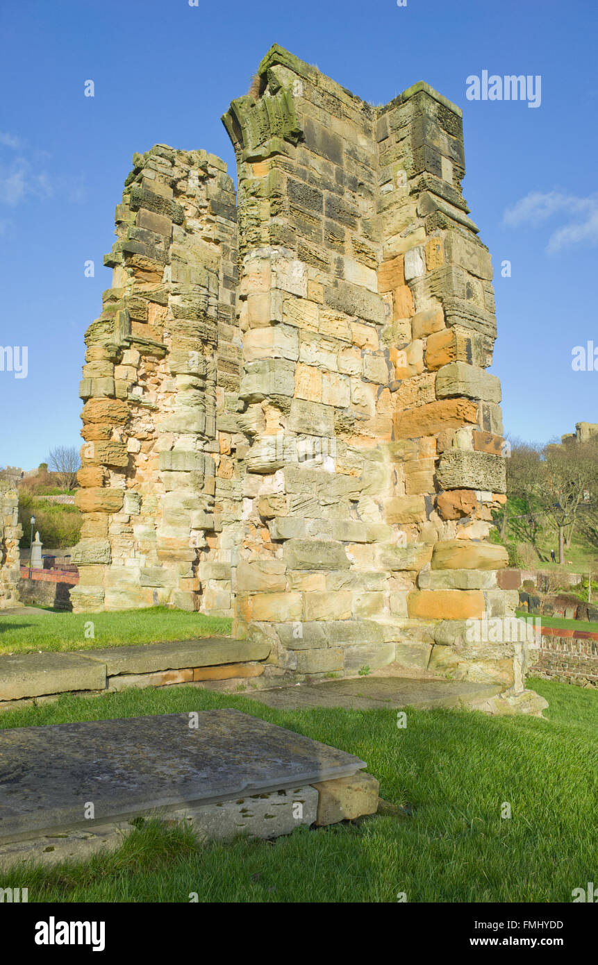 Muro di pietra rovine Foto Stock