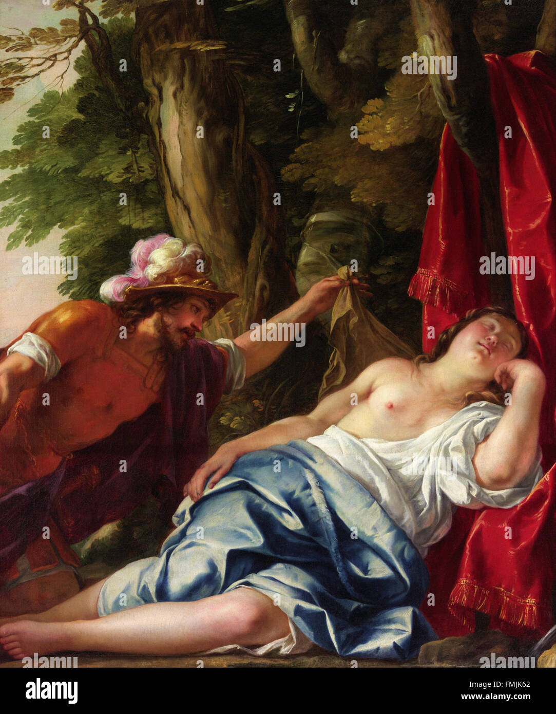 Jacques Blanchard - Marte e la vestale Foto Stock