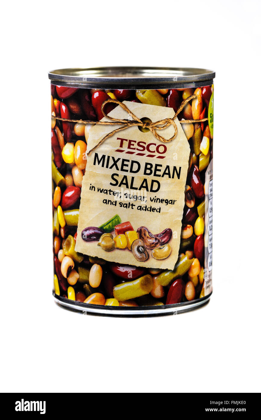 Possibile del Tesco miscelati Insalata di fagioli. Foto Stock