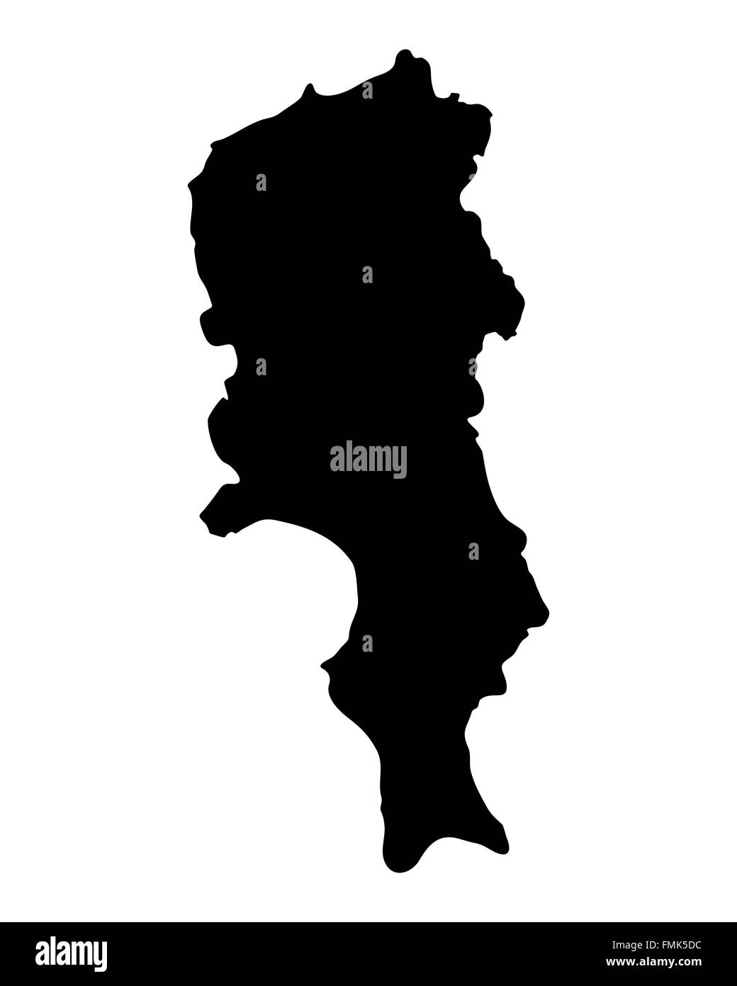 Mappa di Sal Foto Stock