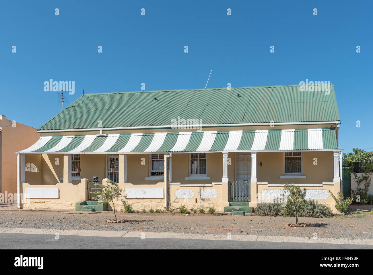 CRADOCK, SUD AFRICA - 16 febbraio 2016: una vecchia casa storica in Cradock, una di dimensioni medie città nella provincia del Capo orientale Foto Stock