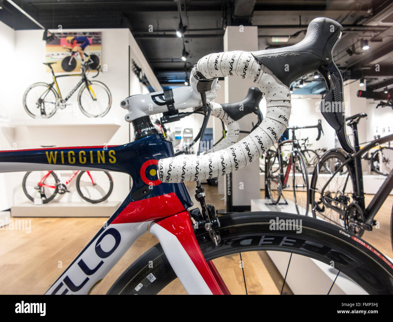 Pinarello Bike Shop a Londra Foto Stock