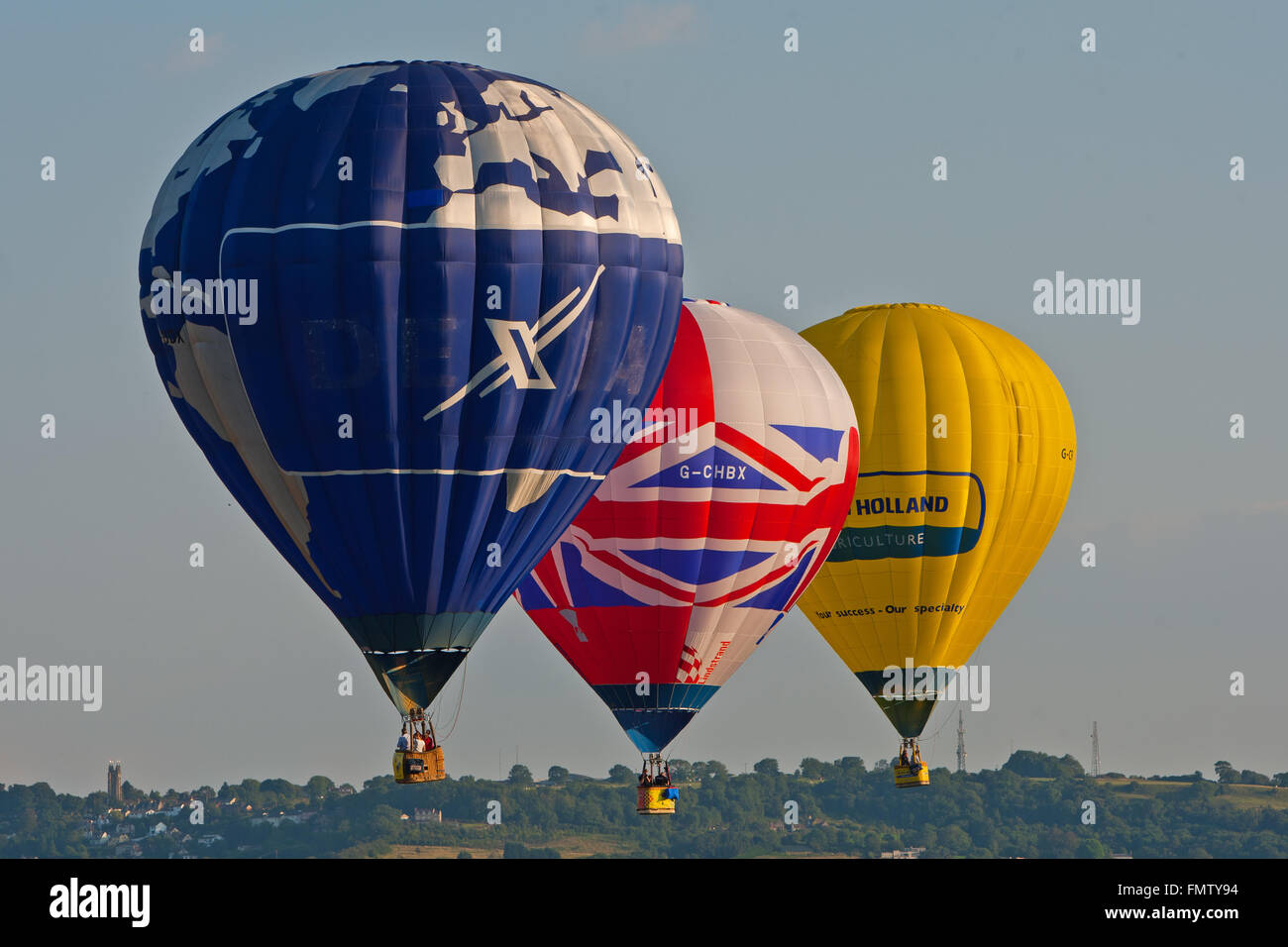 I palloni ad aria calda Foto Stock