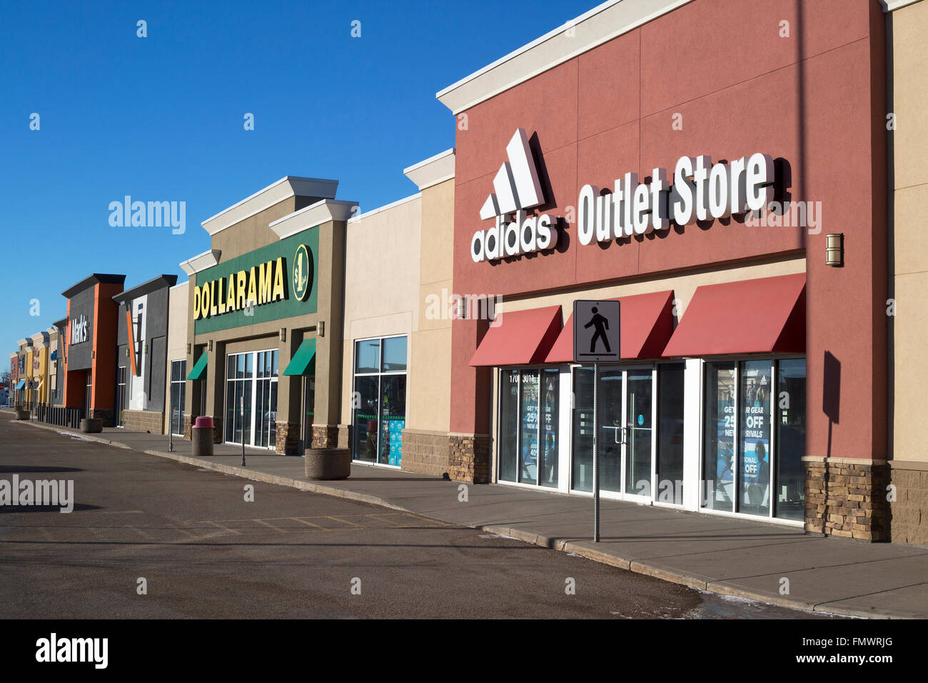 Suburban shopping centre Foto Stock