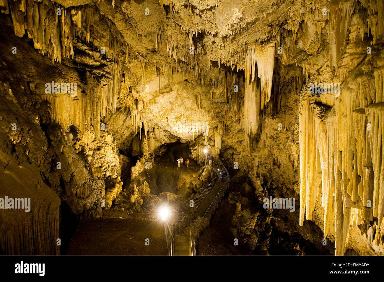 Griechenland, Kykladen, Antiparos, Tropfsteinhöhle Agios Ioannis Foto Stock