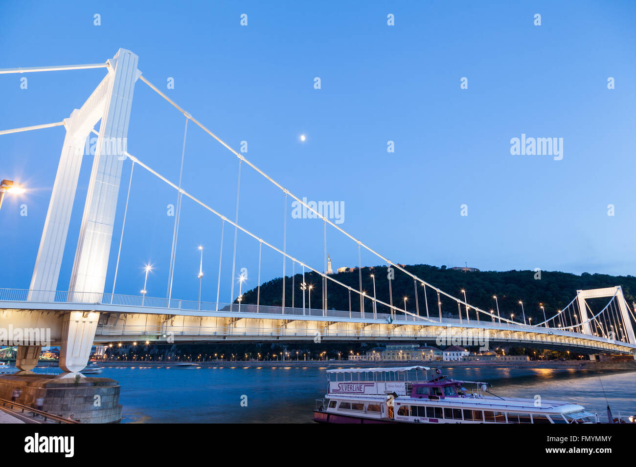 Il Ponte Elisabetta Budapest Ungheria Foto Stock