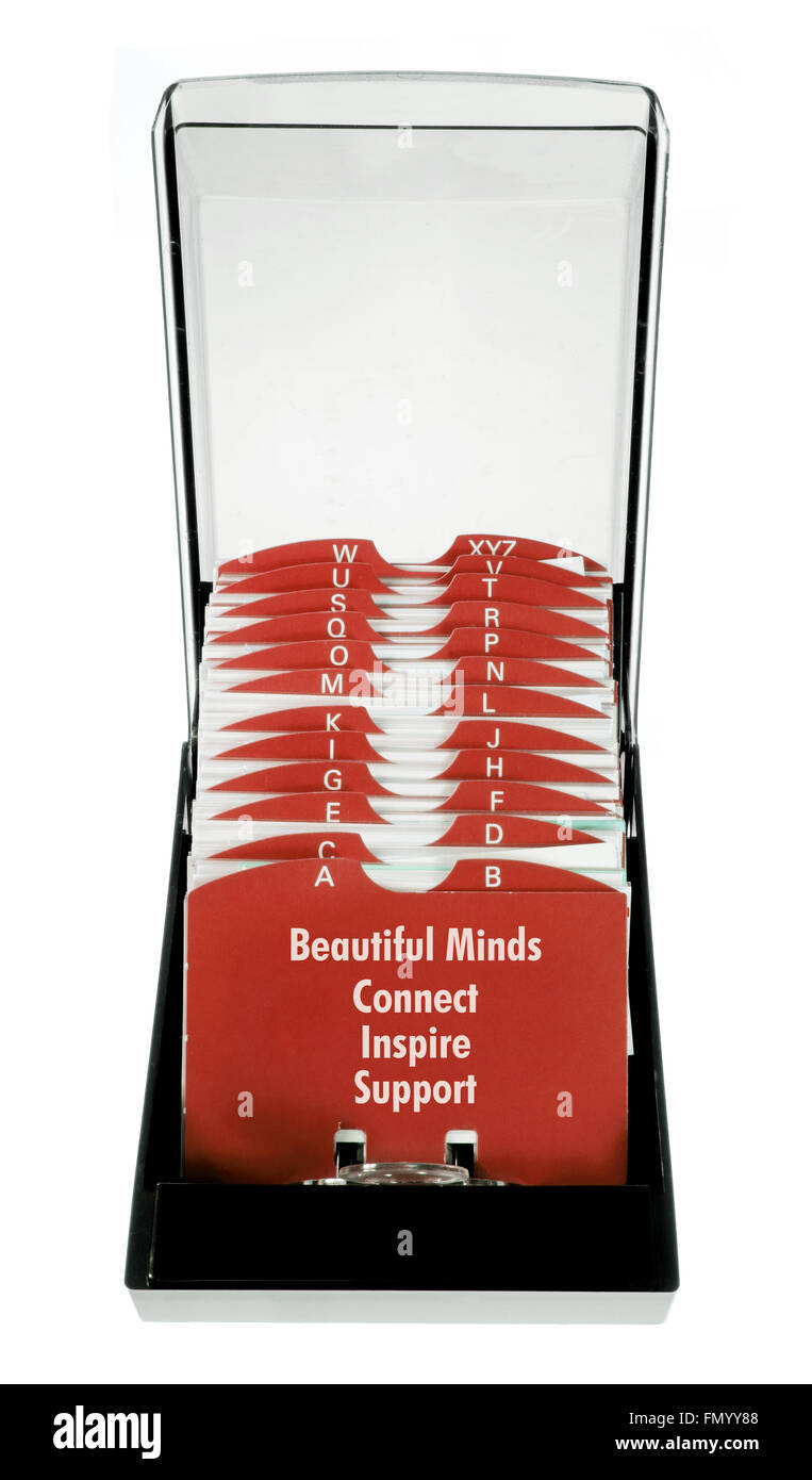 Nome titolare della carta Foto Stock