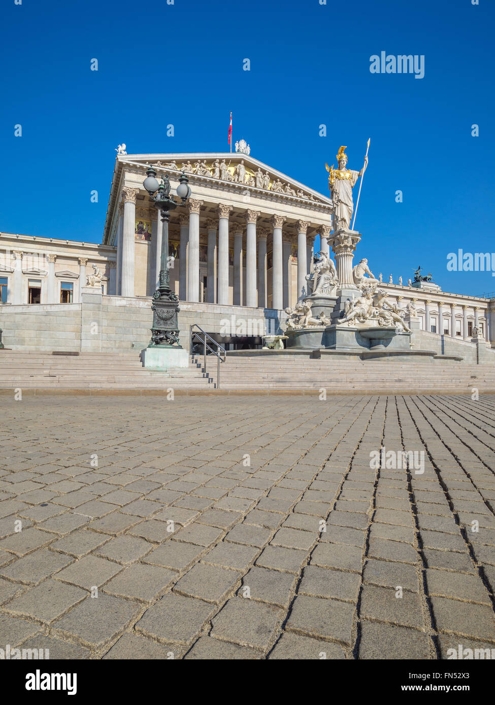 Parlamento austriaco, Vienna, Austria Foto Stock