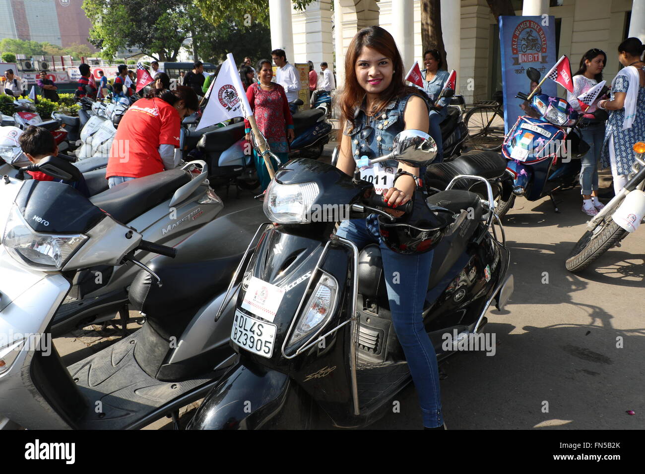 Tutte le donne Bike Rally Foto Stock