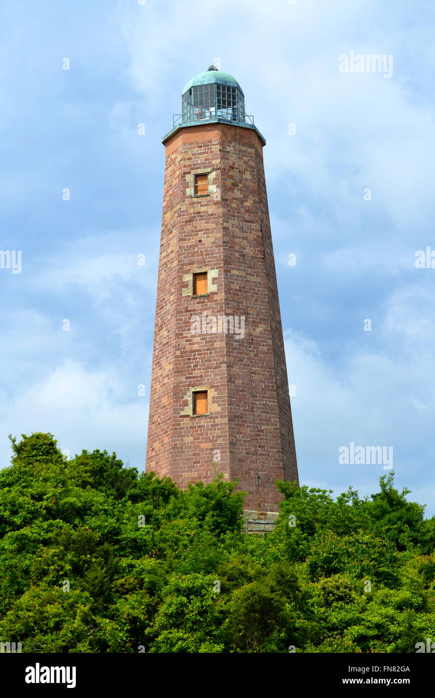 Old Cape Henry Lighthouse, Virginia Foto Stock
