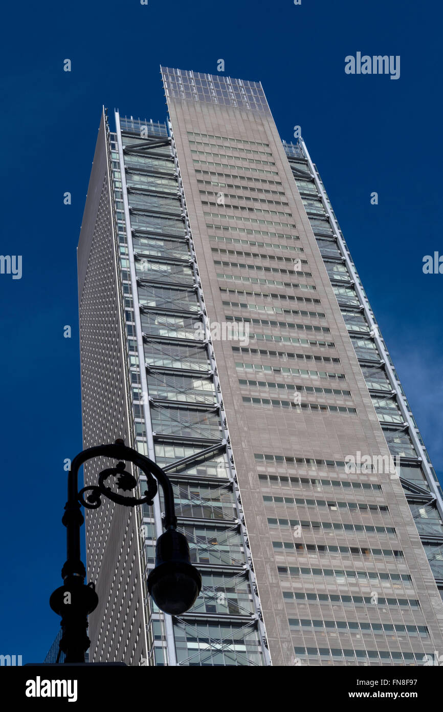 Il New York Times building, 620 Eighth Avenue, New York Foto Stock