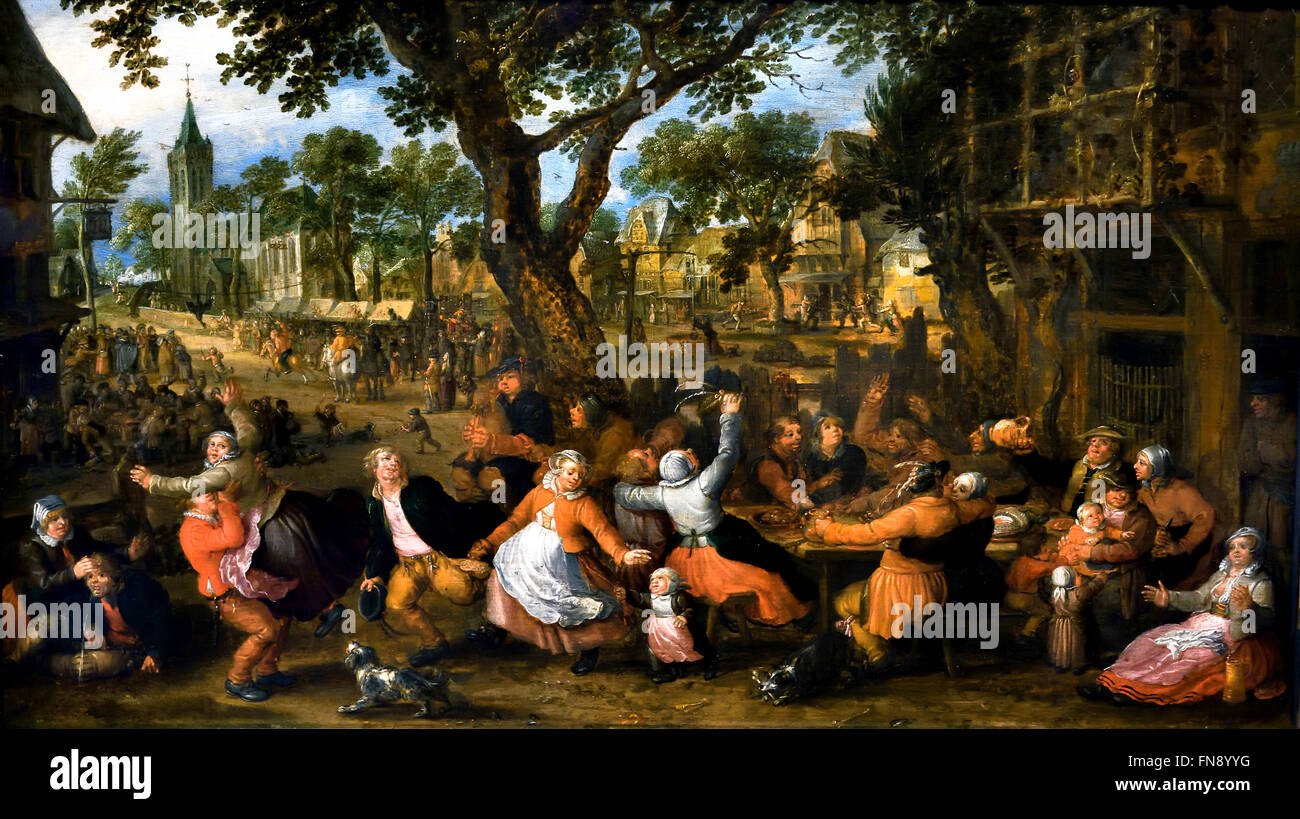 Country Fair 1629 David Vinckboons (1576-1629) belga fiamminga del Belgio Foto Stock