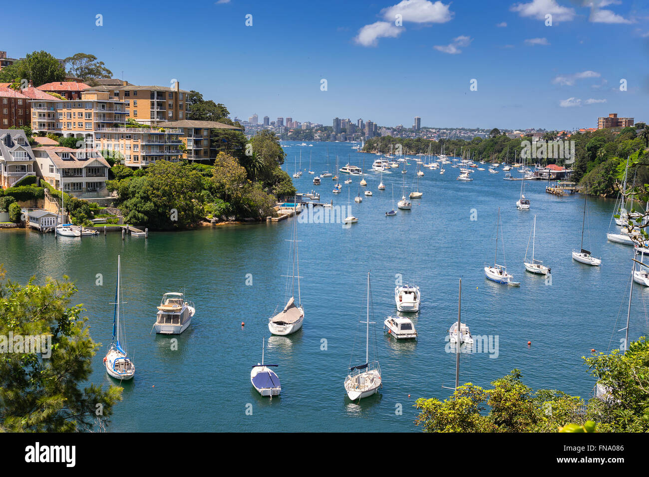 Mosman Bay a Sydney Foto Stock