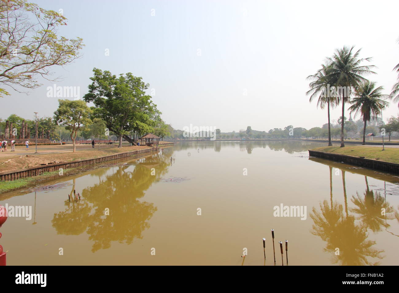 Sukhothai Historical Park, Sukhothai, Thailandia Foto Stock