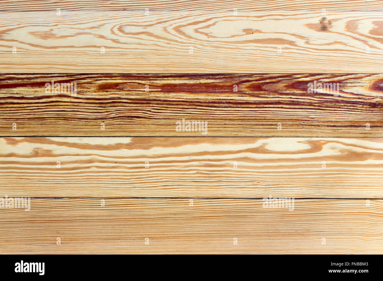 Sfondo isolata con legno di larice tabella Foto Stock