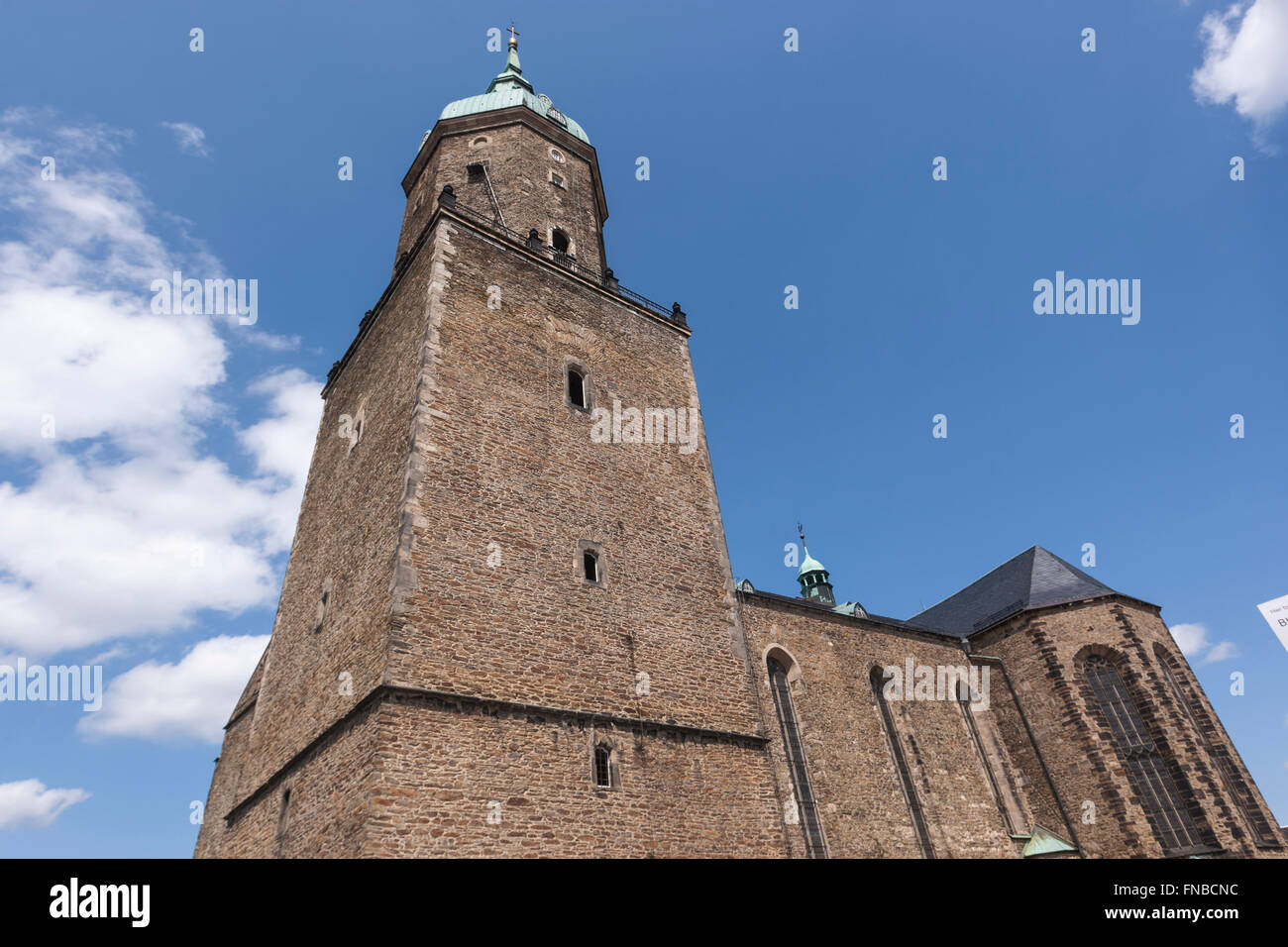 Chiesa di Sant'Anna campanile, Annaberg-Buchholz, Bassa Sassonia, Germania Foto Stock