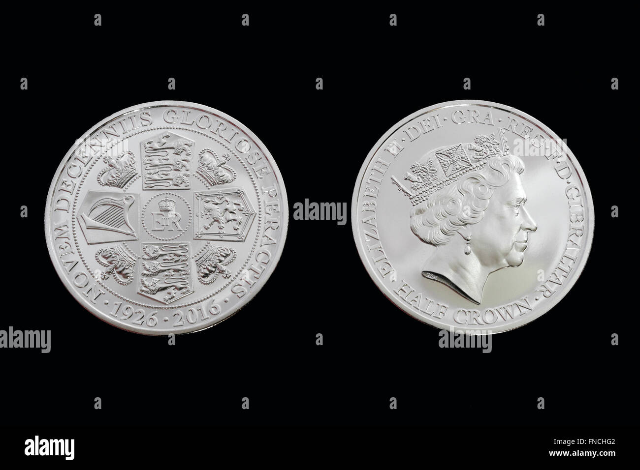Monete da collezione Fior di Conio 1953 la regina Elisabetta II Corona moneta 