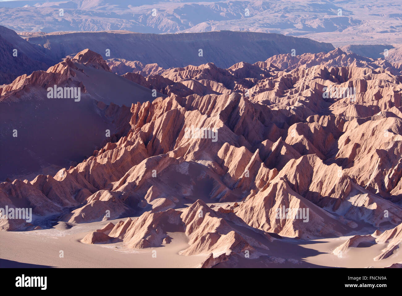 La Valle de la Muerte, il Deserto di Atacama, Cile Foto Stock